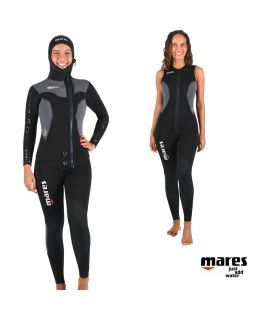 Muta Mares Dual neoprene 5 mm Donna colore Nera-Grigia