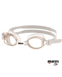 Occhiali per nuoto Mares Rocket in silicone trasparente