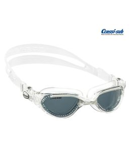 Occhialini nuoto Cressi Sub Flash silicone Trasparente Fumè