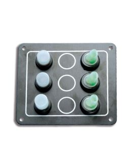 Pannello elettrico 3 interruttori mm 100x90 IP64