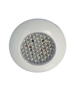 Plafoniera da incasso 9 Led in ABS bianco 12V IP40