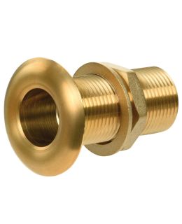 Scarico a mare per barca in ottone filettato 