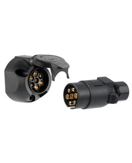 Presa con spina 7 poli per carrelli rimorchio