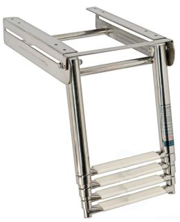 Scaletta a scomparsa per Plancetta 4 Gradini 115 cm