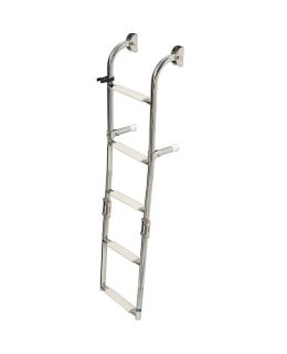 Scaletta Inox Barca Pieghevole 5 Gradini Larghezza cm 26