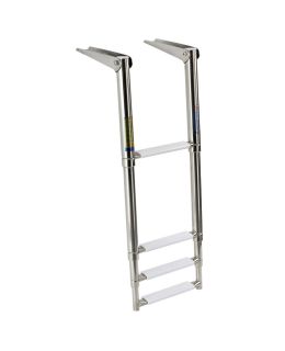 Scaletta Inox Telescopica 4 Gradini Per Plancetta