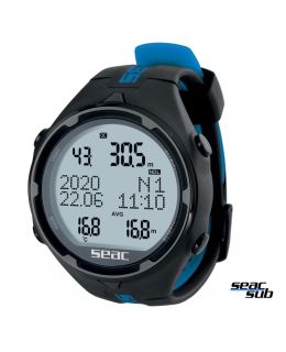 Computer Subacqueo Seac Sub Action HR Black and Blue