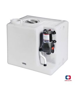 Serbatoio acqua 56 litri con pompa autoclave 12 volt