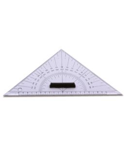 Squadretta nautica per carteggio con maniglia