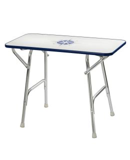 Tavolo Per Barca Pieghevole in Alluminio cm 80x40 Altezza cm 61