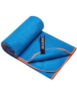 Asciugamano Telo Mare Cressi Sub in Microfibra cm 160x80 AZZURRO