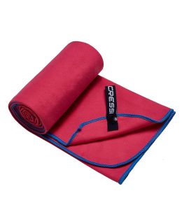 Asciugamano Telo Mare Cressi Sub in Microfibra cm 160x80 ROSSO