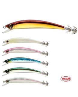 Totanara Yo-Zuri Crystal Minnow EGI calamari a traina