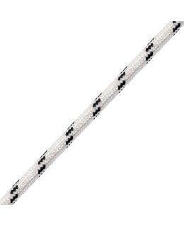 Treccia in poliestere bianca con spia