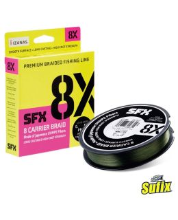 Trecciato Sufix Green SFX 8X da Ø mm 0,104 a Ø mm 0,235