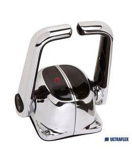 Comando a leva Ultraflex B502CH Cromata per Bimotore