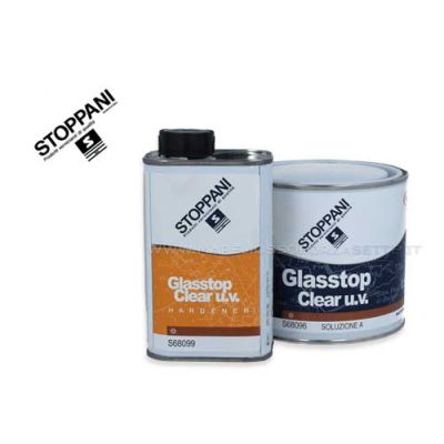 Smalto Marino Bicomponente Stoppani Glasstop 0,75 Litri TRASPARENTE