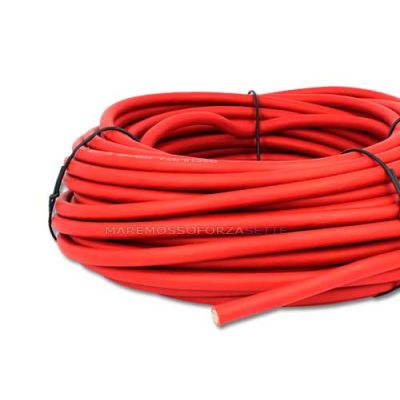 Cavo elettrico per batteria e salpa ancora sez 25mm rosso