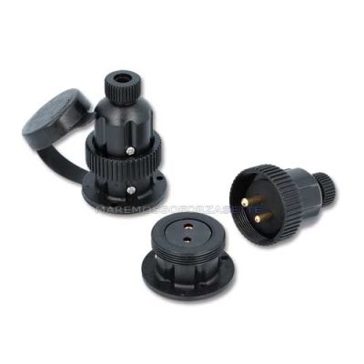 Spina con presa stagna in policarbonato 5A due poli