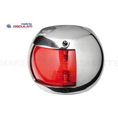 Luci di via osculati sphera compact 12 inox rossa 112,5°