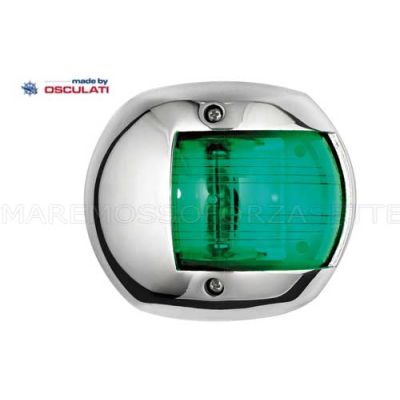 Luci di via osculati sphera compact 12 inox verde 112,5°