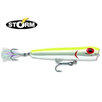Artificiale Storm Rattlin Saltwater Chug Bug 8cm Silver Chartreuse
