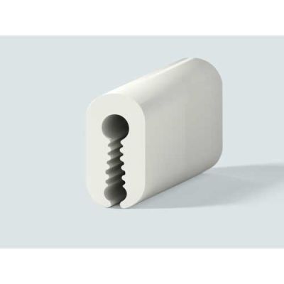 Profilo per bordo in PVC bianco per vetroresina legno metallo