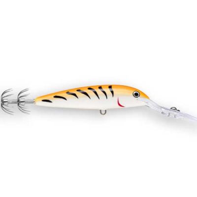 Totanara Rapala Deep Squid 9 Cm Color OCG Orange Tiger