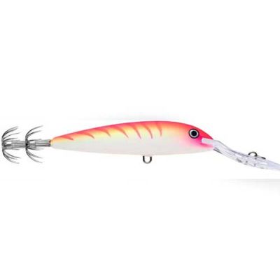 Totanara Rapala Deep Squid 9 Cm Color PTU Pink Tiger Uv