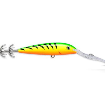 Totanara Rapala Deep Squid 9 Cm Color GT Glow Tiger