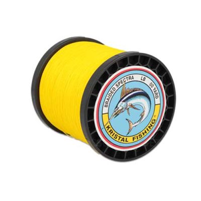 Treccia in spectra Kristal Fishing 80lb 1000yard 914metri giallo