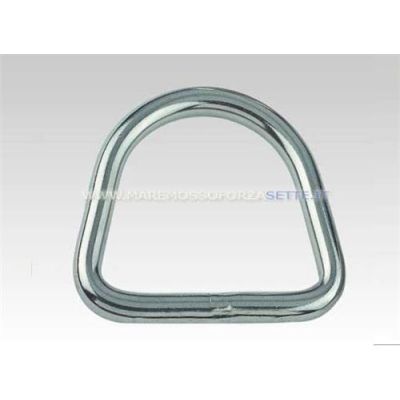 Anello inox a "D"  62mm