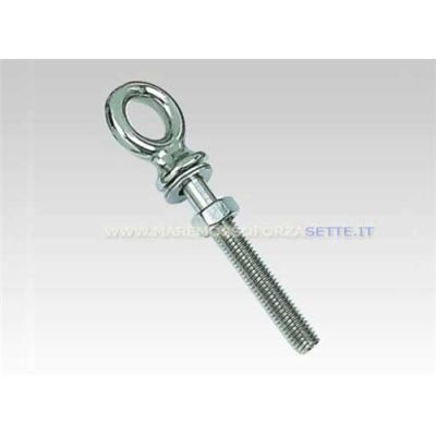 Anello inox con perno  6mm