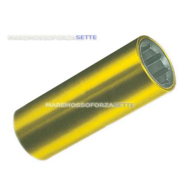 Boccola linea asse in ottone 25mm est.31,75