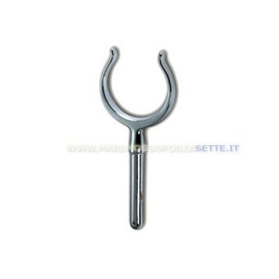 Scalmo in ottone cromato 14mm apertura 68mm