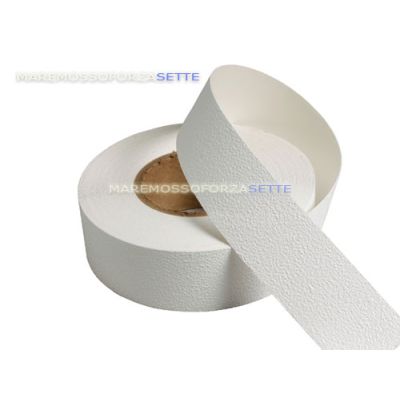 Nastro antiscivolo adesivo colore bianco  25mm