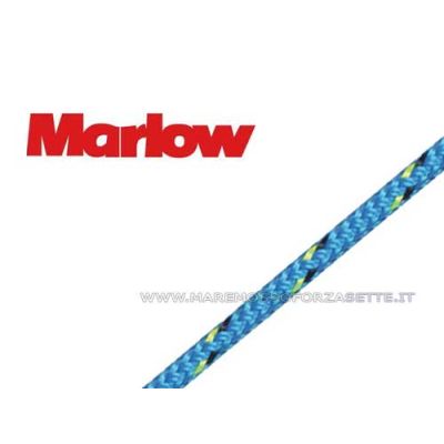Treccia Marlow excel racing in dyneema 2mm blu 224kg