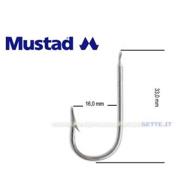 AMI MUSTAD SERIE 2316S SIZE  9 INOX SCATOLA 50 PZ