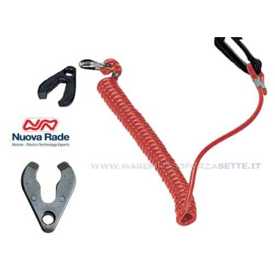 Chiavetta di sicurezza per fuoribordo yamaha con lacciolo