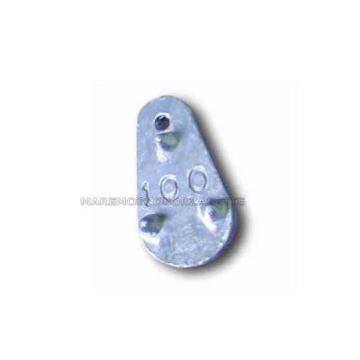 Piombo Prisma Foro Passante 100gr