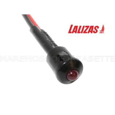 Spia luminosa led rossa per pannelli elettrici e interruttori