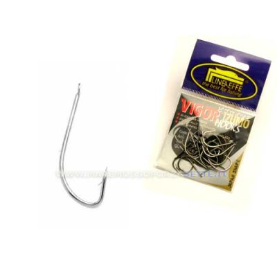 Ami da pesca nichelato Lineaeffe serie 221c mis. 8 busta 25 pezzi