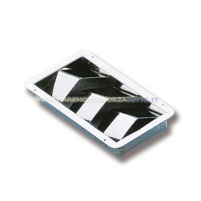 Griglia areazione acciaio inox 205x114