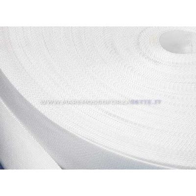 Nastro in nylon cinghia 5 cm bianco