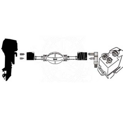 Tubazione per serbatoio carburante  Mercury -  Mariner