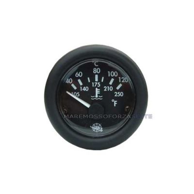 Strumento temperatura motore nero Guardian 0-120°
