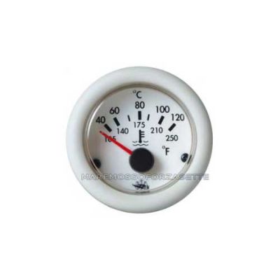 Strumento temperatura motore bianco Guardian 0-120°