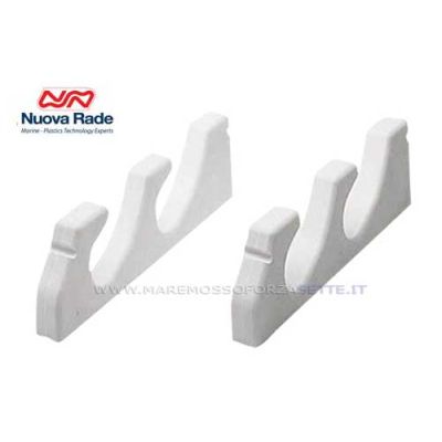 Portacanna da barca per 2 canne fissaggio a murata