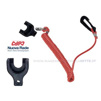 Chiavetta di sicurezza per fuoribordo omc/johnson con lacciolo