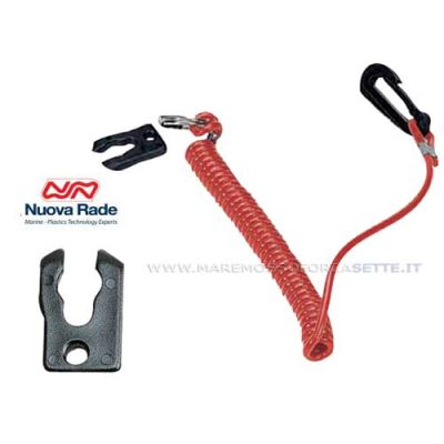 Chiavetta di sicurezza per fuoribordo honda/omc con lacciolo